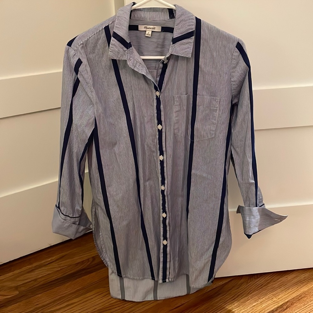 Madewell Striped Button Down (M)